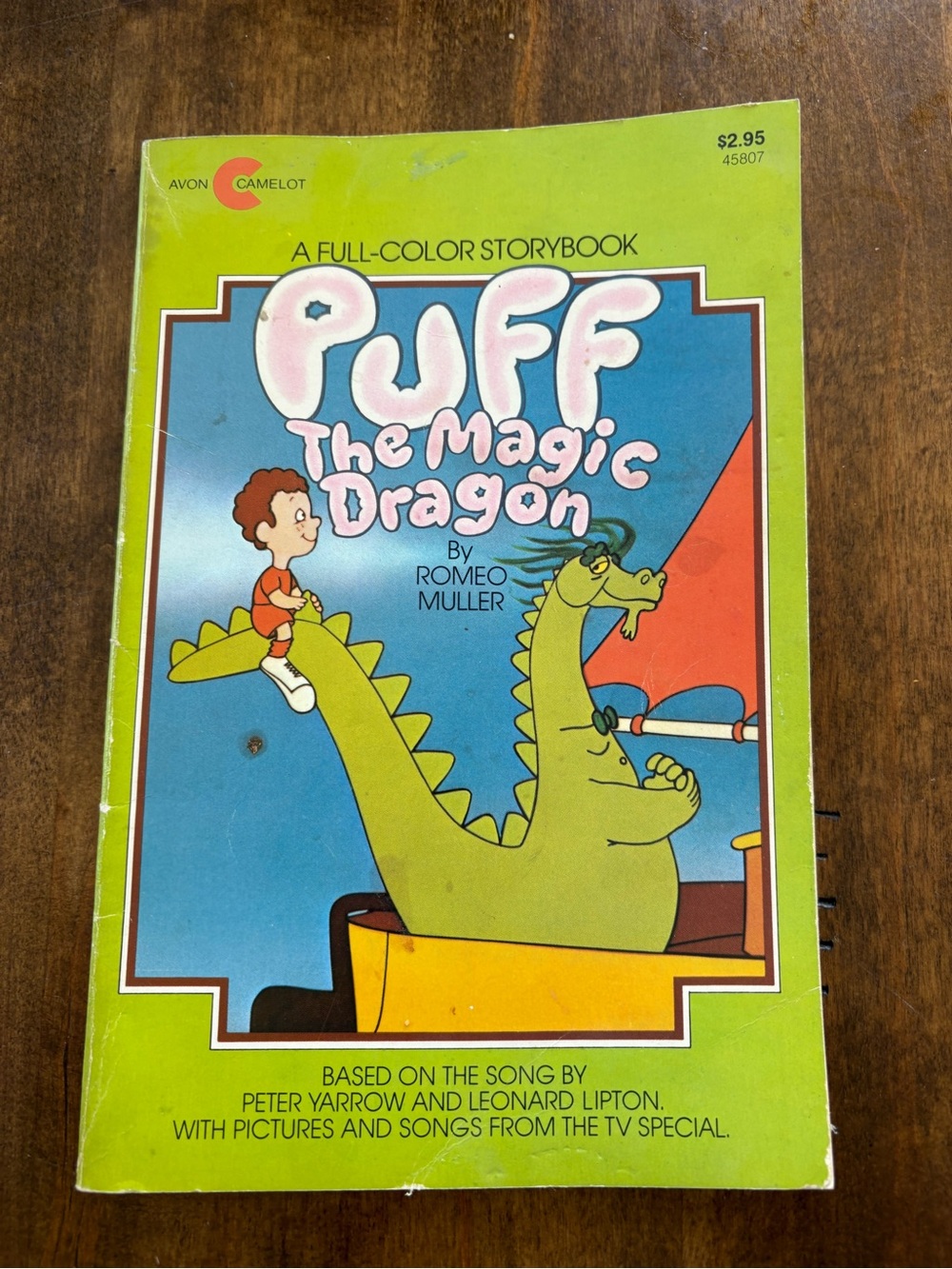 Puff The Magic Dragon Storybook - Green